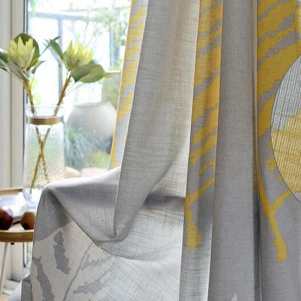curtain & drapes american country yellow gray leaves plantain blackout curtains for living room rustic art colorful window bedroom #4
curtain & drapes american country yellow gray leaves plantain blackout curtains for living room rustic art colorful window bedroom #4