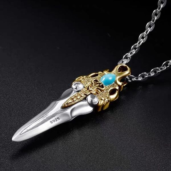 chains design silver necklace men's retro pendant trendy brand hip-hop men domineering simple jewelry accessories
chains design silver necklace men's retro pendant trendy brand hip-hop men domineering simple jewelry accessories