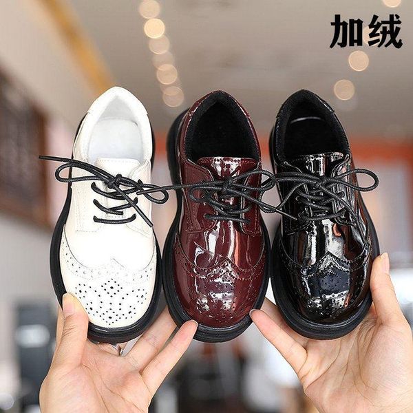 flat shoes children' leather boys' british college wind little gentleman fan autumn and winter 2021 plush warm banquet, Black;grey
flat shoes children' leather boys' british college wind little gentleman fan autumn and winter 2021 plush warm banquet, Black;grey