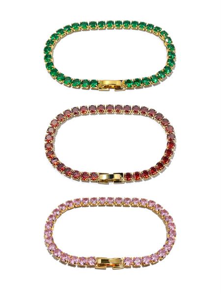 colored gems chain exquisite light luxury diamond bracelet niche simple fashion design men and women couples ins trend jewelry, Black
colored gems chain exquisite light luxury diamond bracelet niche simple fashion design men and women couples ins trend jewelry, Black