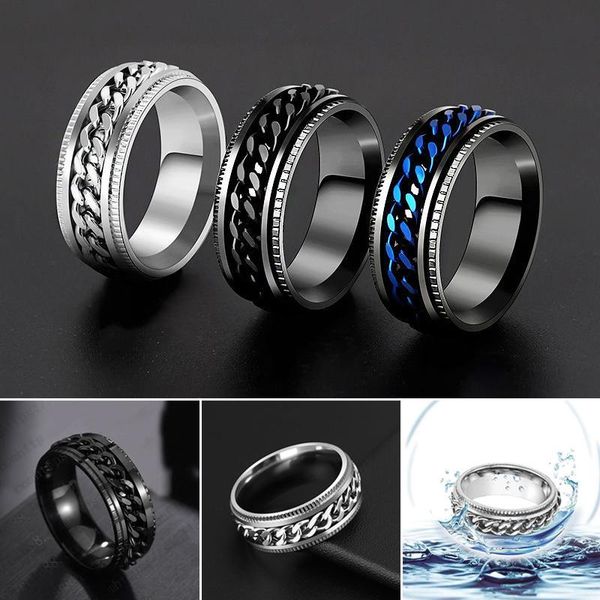cluster rings forseven rotatable beers bottle opener ring with inner rotating chain titanium steel multifunctional fashion for men women, Golden;silver
cluster rings forseven rotatable beers bottle opener ring with inner rotating chain titanium steel multifunctional fashion for men women, Golden;silver