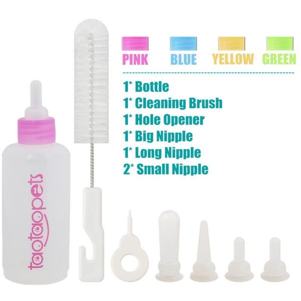 dog bowls & feeders 7pcs/set pet feeding tools 60ml bottle cleaning brush replacement nipples hole opener for cat puppy kitten
dog bowls & feeders 7pcs/set pet feeding tools 60ml bottle cleaning brush replacement nipples hole opener for cat puppy kitten