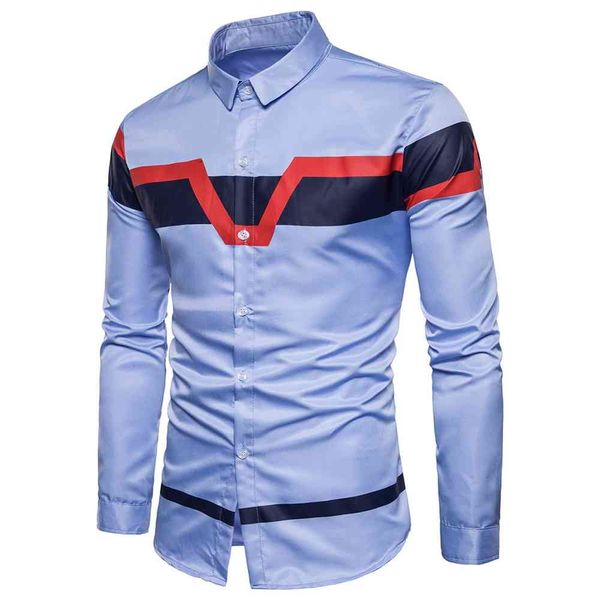 men's tracksuits turn down collar color block panel print shirt male casual shirts long sleeves slim fit autumn features fashion 2, Gray
men's tracksuits turn down collar color block panel print shirt male casual shirts long sleeves slim fit autumn features fashion 2, Gray
