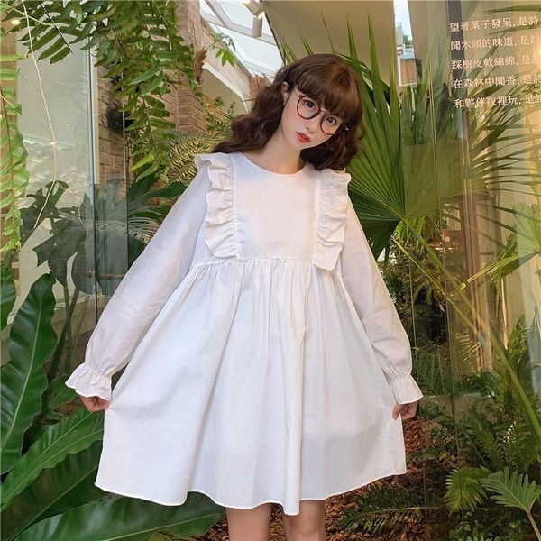 casual dresses sweet style loose ruffles white korean spring autumn plaid dress women's clothing bow lace up vestidos ulzzang, Black;gray
casual dresses sweet style loose ruffles white korean spring autumn plaid dress women's clothing bow lace up vestidos ulzzang, Black;gray