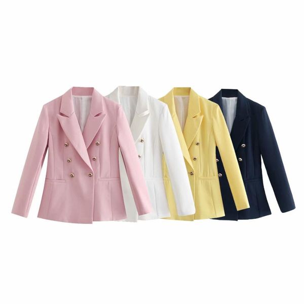 women's suits & blazers puwd casual women double breasted 2021 retrieve fashion ladies solid notched collar vintage jackets girls chic, White;black
women's suits & blazers puwd casual women double breasted 2021 retrieve fashion ladies solid notched collar vintage jackets girls chic, White;black