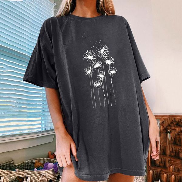 women's t-shirt dandelion print woman t-shirts o-neck pullover personalized summer tee harajuku short sleeve casual fashion mujer, White
women's t-shirt dandelion print woman t-shirts o-neck pullover personalized summer tee harajuku short sleeve casual fashion mujer, White