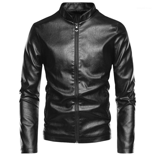 men's fur & faux pu jacket spring and autumn leather korean style self-cultivation middle-aged young clothes, Black
men's fur & faux pu jacket spring and autumn leather korean style self-cultivation middle-aged young clothes, Black