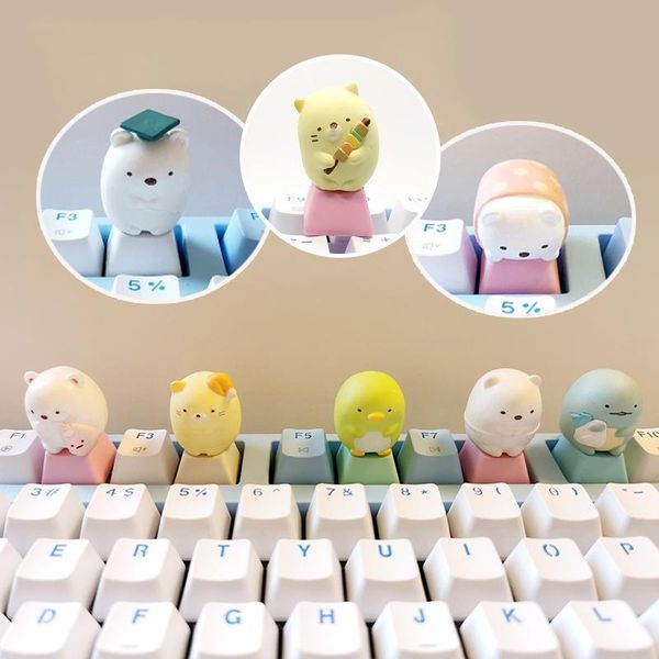 1pc anime gaming keyboard keycaps for cherry mx switch mechanical white diy cartoon key cap keyboards
1pc anime gaming keyboard keycaps for cherry mx switch mechanical white diy cartoon key cap keyboards