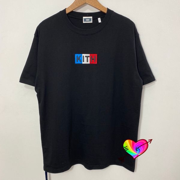 t-shirts men and women embroidered french flag t-shirt short sleeves, White;black
t-shirts men and women embroidered french flag t-shirt short sleeves, White;black