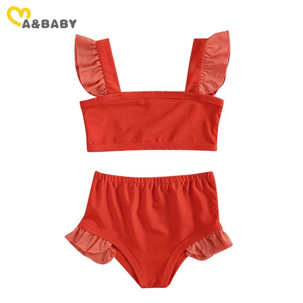 1-5y vintage toddler kid child girls red swimsuit ruffles swimwear bikinis set summer beachwear bathing suit 210515, Black
1-5y vintage toddler kid child girls red swimsuit ruffles swimwear bikinis set summer beachwear bathing suit 210515, Black