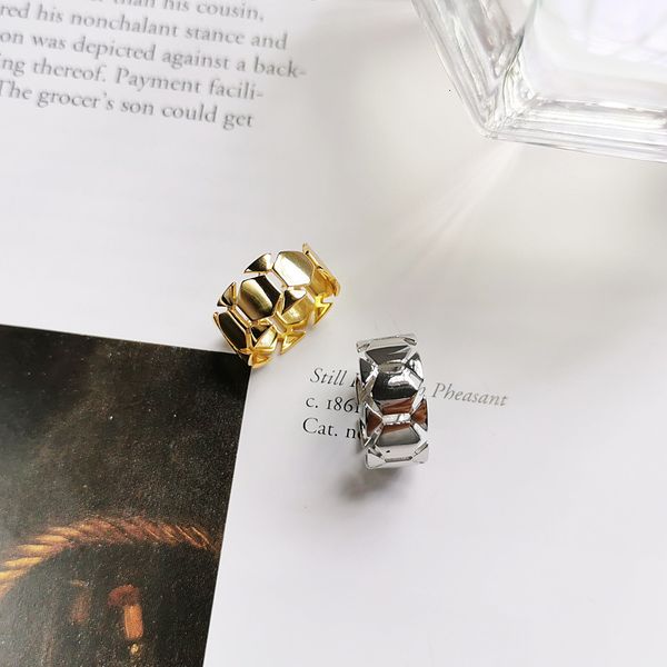 jz83 korean s925 sterling silver wide cut geometric ring for women 
jz83 korean s925 sterling silver wide cut geometric ring for women