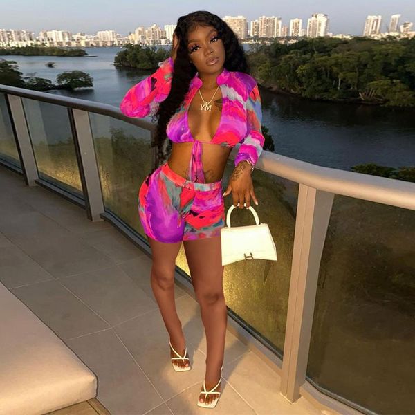 women's tracksuits women 2 piece set tie dye print outfits deep v neck long sleeve crop and bodycon short holiday outfit suits, Gray
women's tracksuits women 2 piece set tie dye print outfits deep v neck long sleeve crop and bodycon short holiday outfit suits, Gray