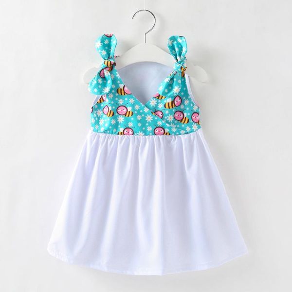bowknot bees printed baby girl dress toddler girls clothes sleeveless princess vestidos de niña girl's dresses, Red;yellow
bowknot bees printed baby girl dress toddler girls clothes sleeveless princess vestidos de niña girl's dresses, Red;yellow