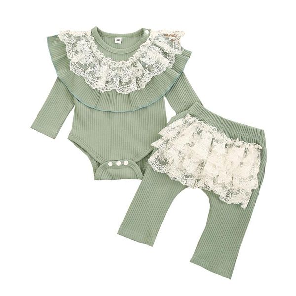 clothing sets baby girl 2pcs suit spring autumn clothes set lace round neck long sleeve romper thread stripe pants children cotton soft, White
clothing sets baby girl 2pcs suit spring autumn clothes set lace round neck long sleeve romper thread stripe pants children cotton soft, White