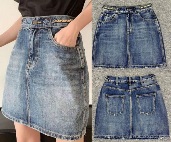 skirts products spring summer fashion classic brand luxry design versatile high waist buttocks metal chain women denim skirt, Black
skirts products spring summer fashion classic brand luxry design versatile high waist buttocks metal chain women denim skirt, Black