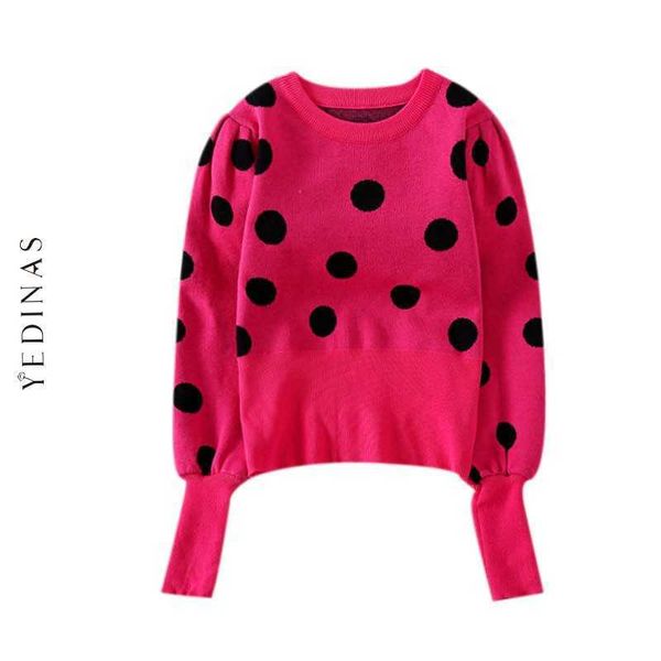 yedinas casual o-neck korean style sweater women dot pullover autumn winter jumper knitted chic 210527, White;black
yedinas casual o-neck korean style sweater women dot pullover autumn winter jumper knitted chic 210527, White;black