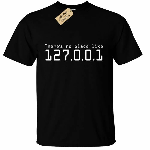 mens there is no place like 127.0.0.1 home t shirt funny geek nerd pza, White;black
mens there is no place like 127.0.0.1 home t shirt funny geek nerd pza, White;black