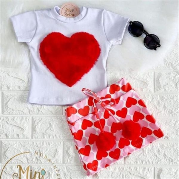 clothing sets baby girl clothes girls lovely fashion heart print short sleeve toddler skirt kids outfit summer 2pcs set, White
clothing sets baby girl clothes girls lovely fashion heart print short sleeve toddler skirt kids outfit summer 2pcs set, White