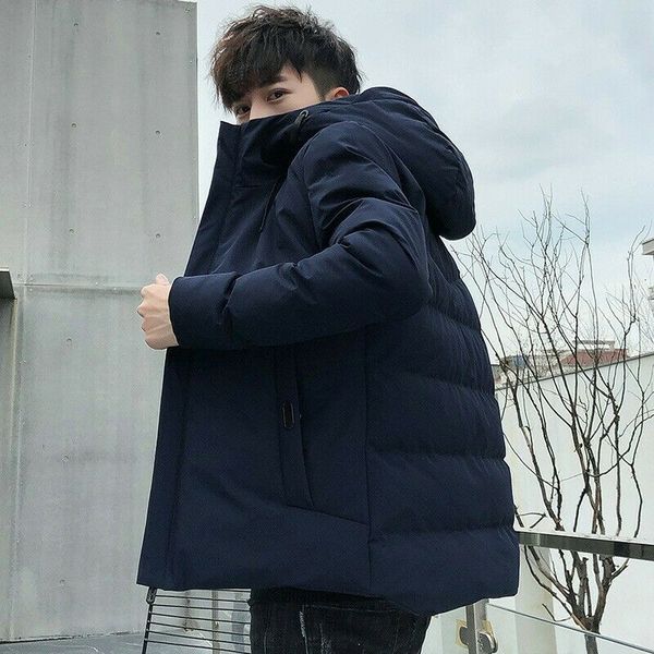 Men's Down & Parkas Men Thicken Hooded Jacket Quilted Cotton Outwear Padded Winter Warm Parka Coat Slim L0151 OX5X, Black
Men's Down & Parkas Men Thicken Hooded Jacket Quilted Cotton Outwear Padded Winter Warm Parka Coat Slim L0151 OX5X, Black