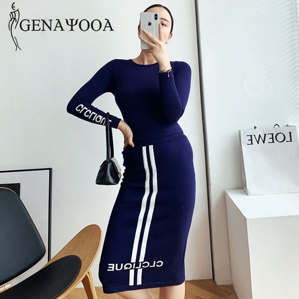 genayooa winter letter two long sleeve and slim 2 piece women club outfits party bodycon skirt set 210417, White
genayooa winter letter two long sleeve and slim 2 piece women club outfits party bodycon skirt set 210417, White