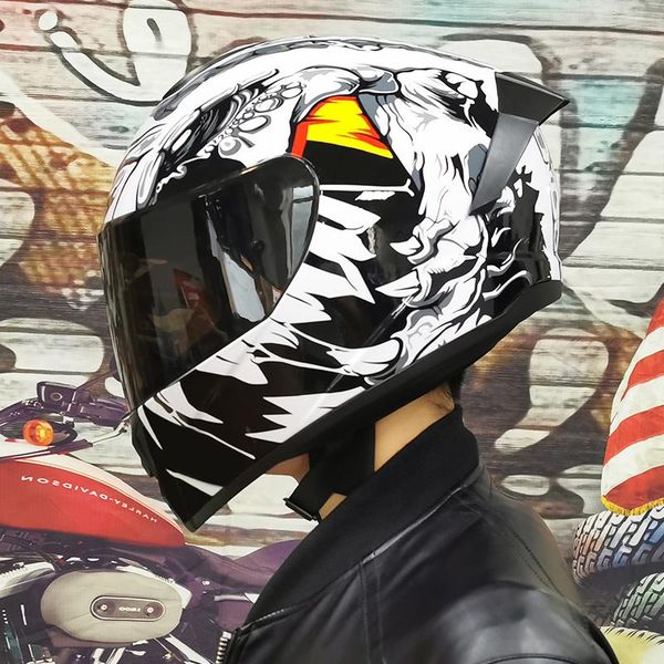 motorcycle helmets helmet full face casco double visors sunscreen quality linning fabric white wild pattern scooter capacete de moto
motorcycle helmets helmet full face casco double visors sunscreen quality linning fabric white wild pattern scooter capacete de moto
