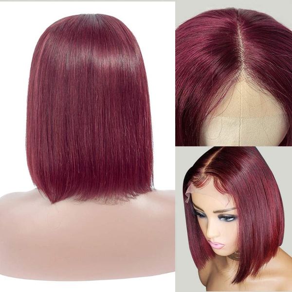 lace wigs burgundy 99j color pixie cut short bob wig straight front 4x4 closure for women preplucked brazilian remy hair, Black;brown
lace wigs burgundy 99j color pixie cut short bob wig straight front 4x4 closure for women preplucked brazilian remy hair, Black;brown