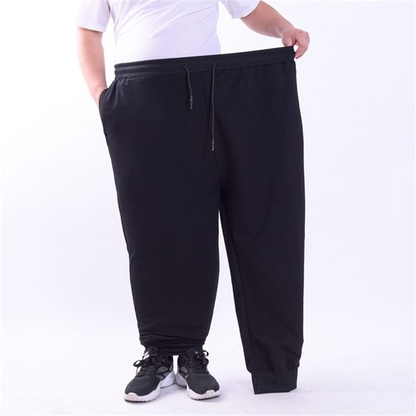 solid baggy men pants super loose elastic harem pants cotton sweatpants casual trousers large big plus size 10xl 210715, Black 
solid baggy men pants super loose elastic harem pants cotton sweatpants casual trousers large big plus size 10xl 210715, Black