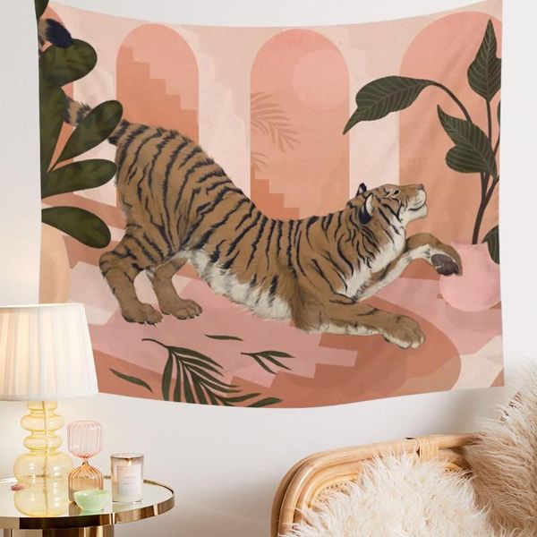 tapestries pink tapestry tiger ainmal cartoon dorm room ins painted wall hanging boho decor cloth jungle
tapestries pink tapestry tiger ainmal cartoon dorm room ins painted wall hanging boho decor cloth jungle