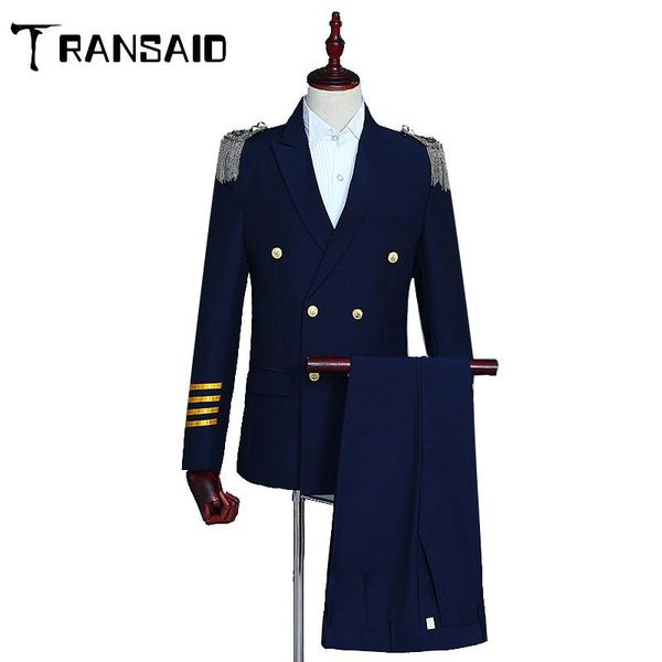 double breasted navy blue white mens two-piece captain suits jacket pants men groom wedding slim fit suit costume homme tuxedo men's &, White;black
double breasted navy blue white mens two-piece captain suits jacket pants men groom wedding slim fit suit costume homme tuxedo men's &, White;black