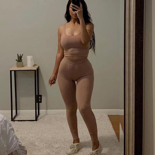 women's two piece pants ribbed knitted women 2 set gym crop tank leggings casual streetwear sporty tracksuit 2021 summer active wear, White
women's two piece pants ribbed knitted women 2 set gym crop tank leggings casual streetwear sporty tracksuit 2021 summer active wear, White