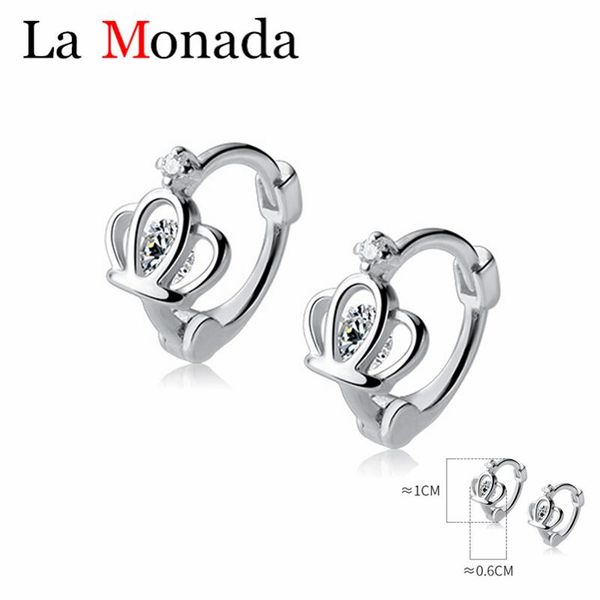 sterling silver sparkling zircon small mini crown hoop earrings for girl daughter kids party jewelry bohemian accessories & huggie, Golden;silver
sterling silver sparkling zircon small mini crown hoop earrings for girl daughter kids party jewelry bohemian accessories & huggie, Golden;silver