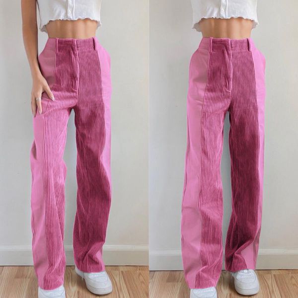 woman fall corduroy pants baggy straight striped female fashion loose casual high waist zipper solid streetwear women's & capris, Black;white
woman fall corduroy pants baggy straight striped female fashion loose casual high waist zipper solid streetwear women's & capris, Black;white
