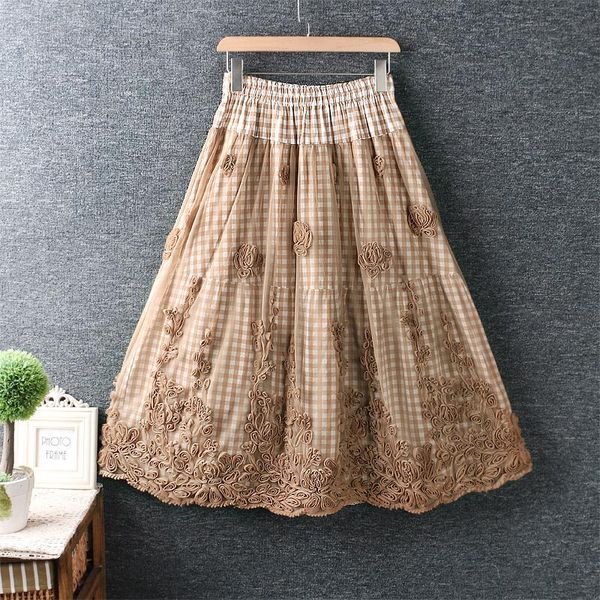 skirts 2021 spring women cotton linen skirt japan style mori girl fresh elastic waist organza embroidery long, Black
skirts 2021 spring women cotton linen skirt japan style mori girl fresh elastic waist organza embroidery long, Black