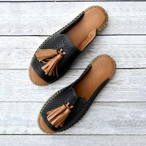 sandals women's summer handmade ladies shoes leather breathable women flats retro tassel hollow weave slipper d4, Black
sandals women's summer handmade ladies shoes leather breathable women flats retro tassel hollow weave slipper d4, Black