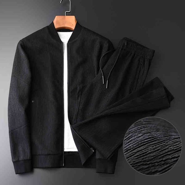 jacket shirt male jacket stand collar wrinkle fabric trendy comfort 2-piece mens sets hight quality solid color slim fit man suits, Black;brown
jacket shirt male jacket stand collar wrinkle fabric trendy comfort 2-piece mens sets hight quality solid color slim fit man suits, Black;brown