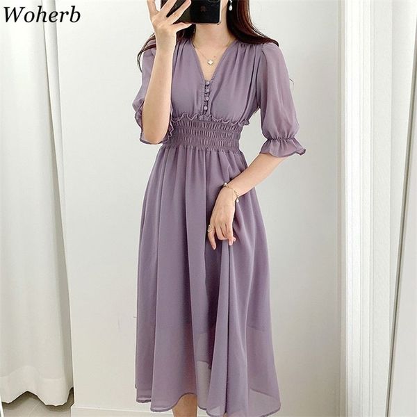 korean chiffon dress women vintage puff sleeve slim waist robe temperament midi dresses v neck elegant party vestidos 210519, Black;gray
korean chiffon dress women vintage puff sleeve slim waist robe temperament midi dresses v neck elegant party vestidos 210519, Black;gray