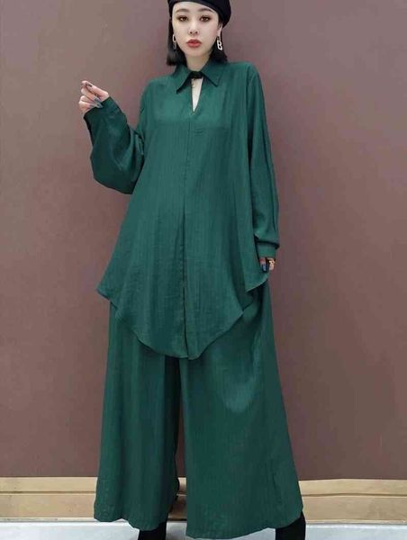 European Spring 2021 style Korean suit leg wide pants women solid color trend of two parts, White
European Spring 2021 style Korean suit leg wide pants women solid color trend of two parts, White