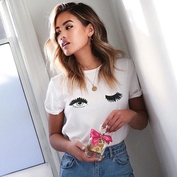 summer harajuku eye lip printed t shirt basic short sleeve o-neck white korean style women tee plus size clothing
summer harajuku eye lip printed t shirt basic short sleeve o-neck white korean style women tee plus size clothing
