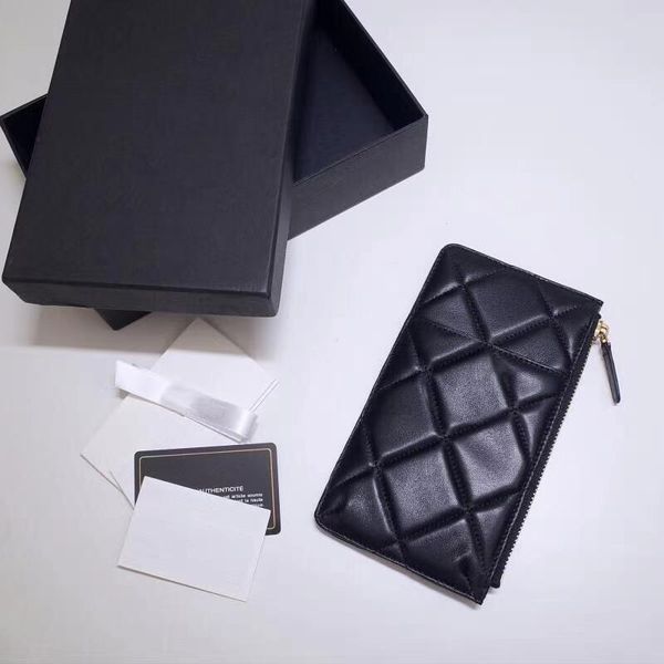 card holders women luxury sheepskin leather wallet designer brand clutch holder feminine purse cellphone pouch long, Brown;gray
card holders women luxury sheepskin leather wallet designer brand clutch holder feminine purse cellphone pouch long, Brown;gray