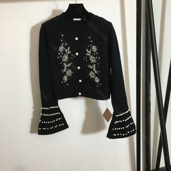 high-end fashion designer clothes sweater hoodie women wool knit girls ruffle outfits cardigan sweaters jackets pearl embroidery pullover ho, White;black
high-end fashion designer clothes sweater hoodie women wool knit girls ruffle outfits cardigan sweaters jackets pearl embroidery pullover ho, White;black