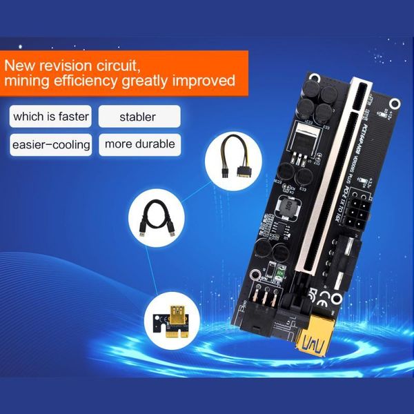 computer cables & connectors 1/6/10pcs ver009s plus pci-e riser card pci express 1x to 16x usb 3.0 cable sata 6pin connector for graphics vi
computer cables & connectors 1/6/10pcs ver009s plus pci-e riser card pci express 1x to 16x usb 3.0 cable sata 6pin connector for graphics vi