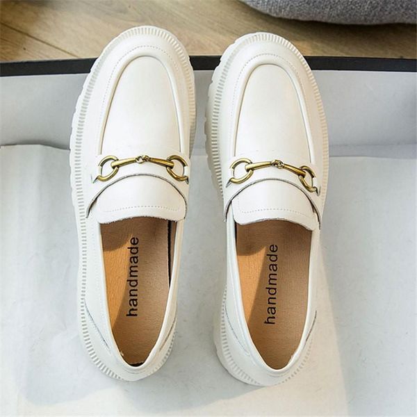 dress shoes women pumps 2021 spring real leather fashion white retro high platform thick heel woman office lady business, Black
dress shoes women pumps 2021 spring real leather fashion white retro high platform thick heel woman office lady business, Black