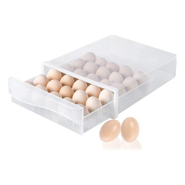 storage bottles & jars household egg box drawer-type refrigerator plastic 30 grids food container convenient eggs boxes
storage bottles & jars household egg box drawer-type refrigerator plastic 30 grids food container convenient eggs boxes