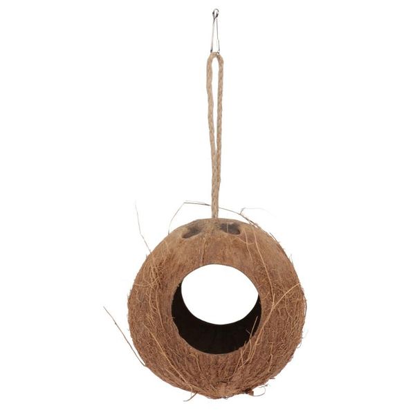 1pc hamster lizard hiding nest hanging birds house natural eating bowl small animal supplies
1pc hamster lizard hiding nest hanging birds house natural eating bowl small animal supplies