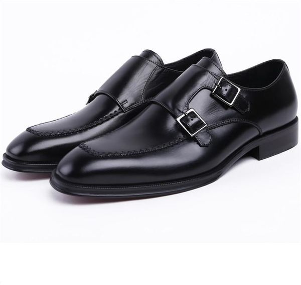 dress shoes double monk strap social brown tan / black mens genuine leather business wedding groom
dress shoes double monk strap social brown tan / black mens genuine leather business wedding groom