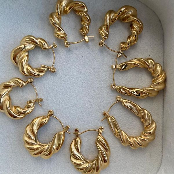 hoop & huggie joolim pvd plated hollow twisted earring drop jewelry supply, Golden;silver
hoop & huggie joolim pvd plated hollow twisted earring drop jewelry supply, Golden;silver