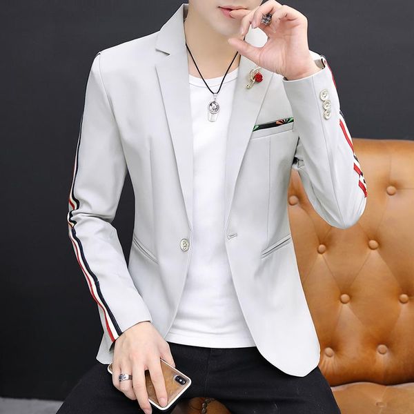 men's suits & blazers autumn clothing suit jacket korean slim fashion hairdresser social boy blazer nightclub dance stage, White;black
men's suits & blazers autumn clothing suit jacket korean slim fashion hairdresser social boy blazer nightclub dance stage, White;black