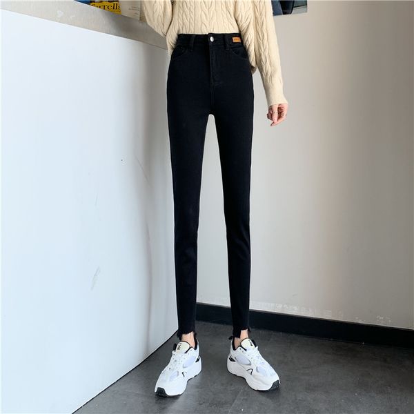 ytx178 high waist, thin, cut, burred, and small nine-point pencil feet female jeans, Blue
ytx178 high waist, thin, cut, burred, and small nine-point pencil feet female jeans, Blue