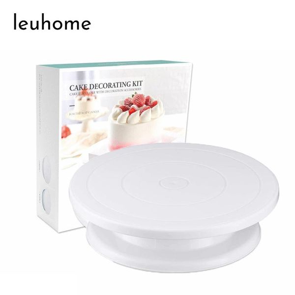11inch white rotating cake turntable round smoothly revolving stand kitchen diy baking tools accessories with gift box & pastry
11inch white rotating cake turntable round smoothly revolving stand kitchen diy baking tools accessories with gift box & pastry