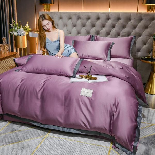 luxury wahed 100% silk bedding set super soft purple duvet cover comfort for bed room 220x240cm sets
luxury wahed 100% silk bedding set super soft purple duvet cover comfort for bed room 220x240cm sets